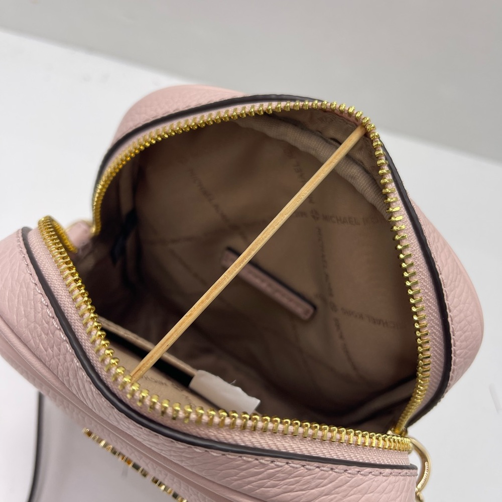 MICHAEL KORS JST Md Pebbled Leather NS Flight Chain Crossbody XBODY 
Powder
NWT - Picture 7 of 16
